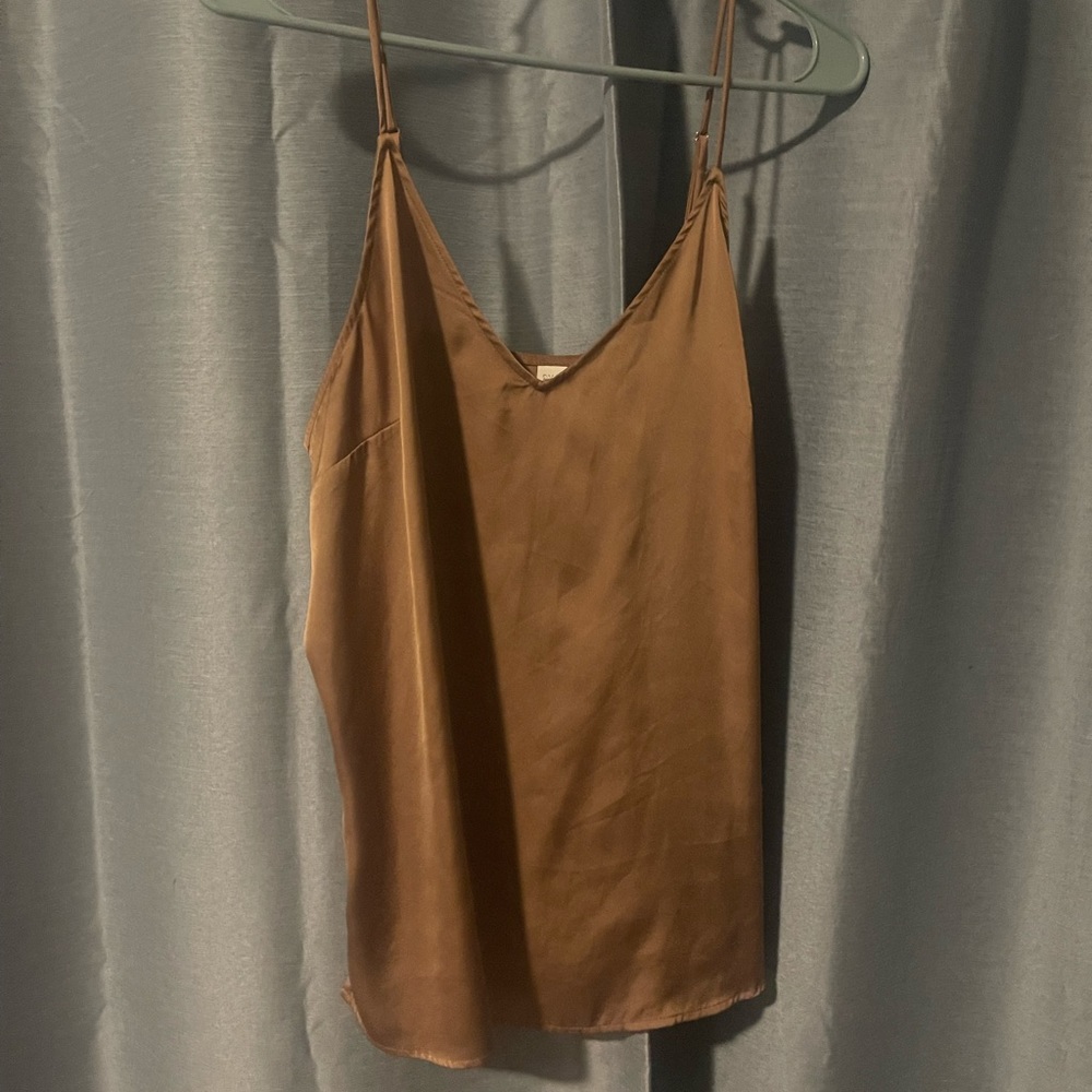 Silk tank top